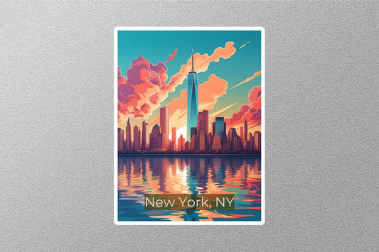 Wholesale Vintage New York Travel Stickers