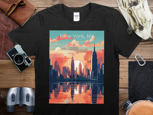 Vintage New York NY 8 T-Shirt, New York NY 8 Travel Shirt