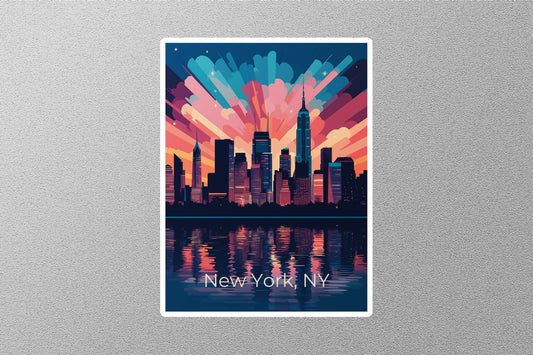 Vintage New York Travel Stickers