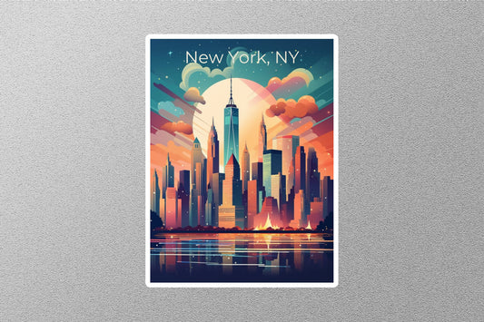Wholesale Vintage New York Travel Stickers