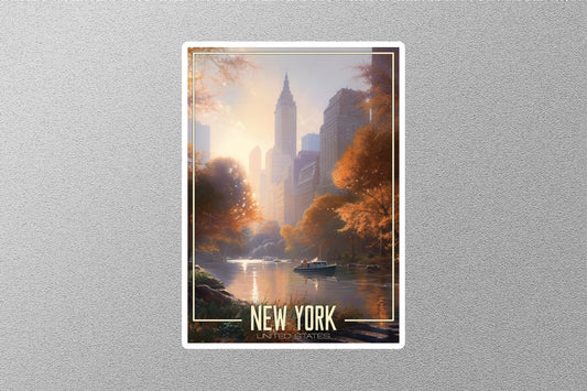 Dreamy New York City Travel Stickers