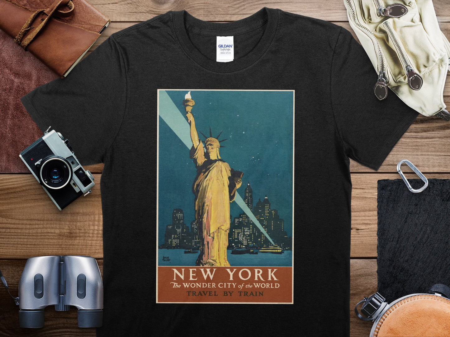 Vintage New York 3 T-Shirt, New York 3 Travel Shirt