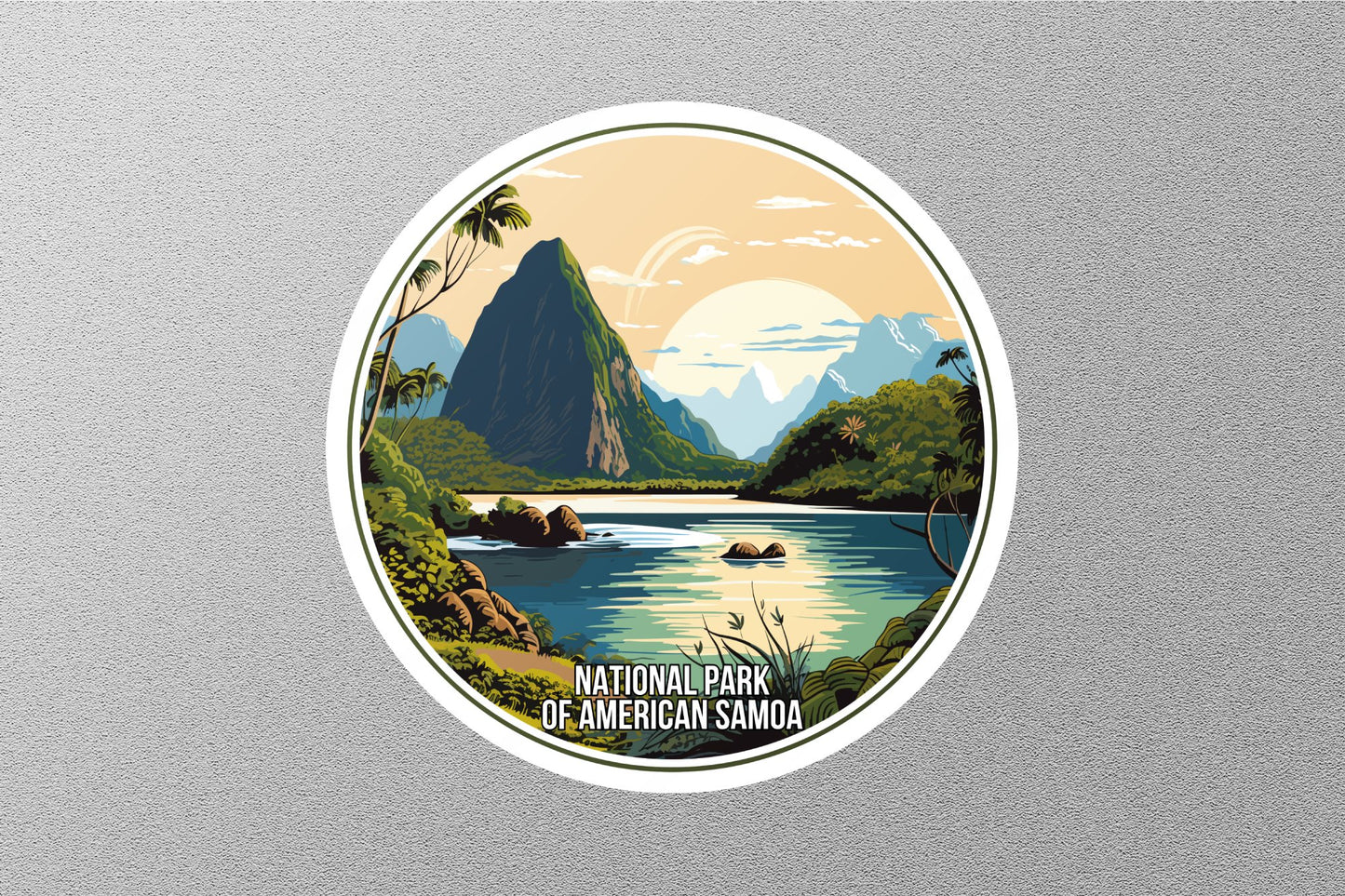 National Park of American Samoa Sticker