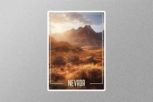 Dreamy Nevada Travel Stickers