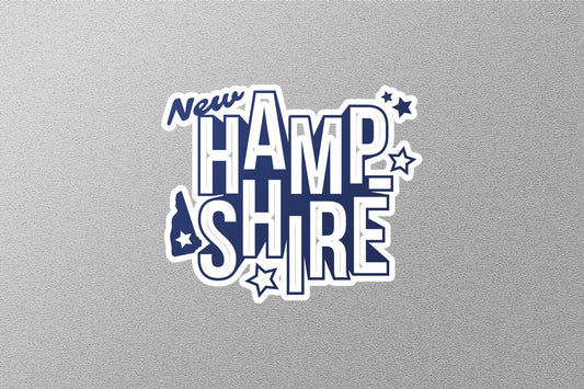 New Hampshire 1 State Sticker