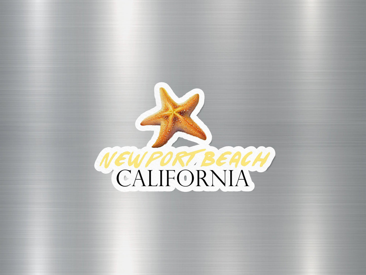 Wholesale New Port Beach California Starfish Sticker