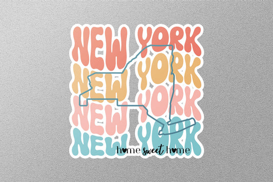 Retro New York Sticker