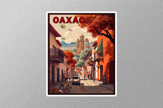 Vintage Oaxaca Travel Stickers