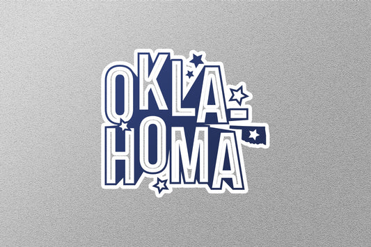 Oklahoma 2 State Sticker