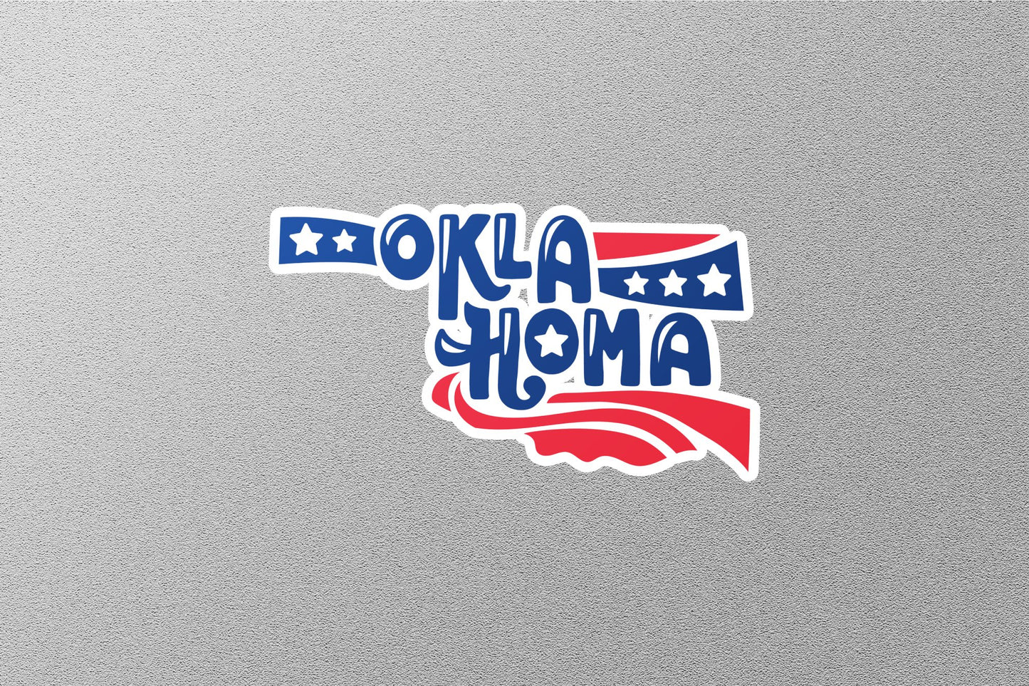 Oklahoma 3 State Sticker