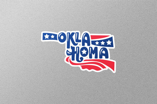 Oklahoma 3 State Sticker