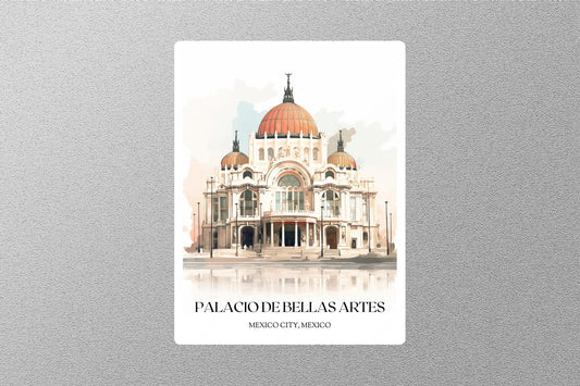 Vintage PALACIO DE BELLAS ARTES Travel Stickers