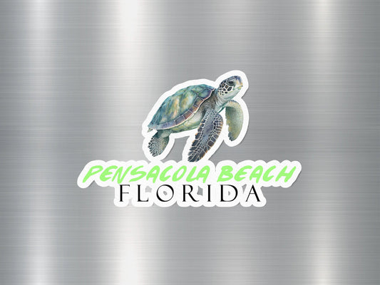 Pensacola Beach Florida Turtle Sticker