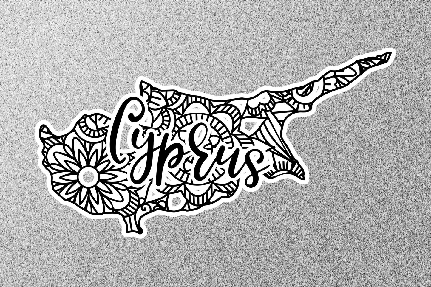 Wholesale Cyprus Travel Sticker