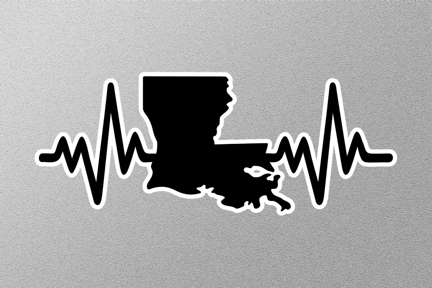 Louisiana Heartbeat Sticker