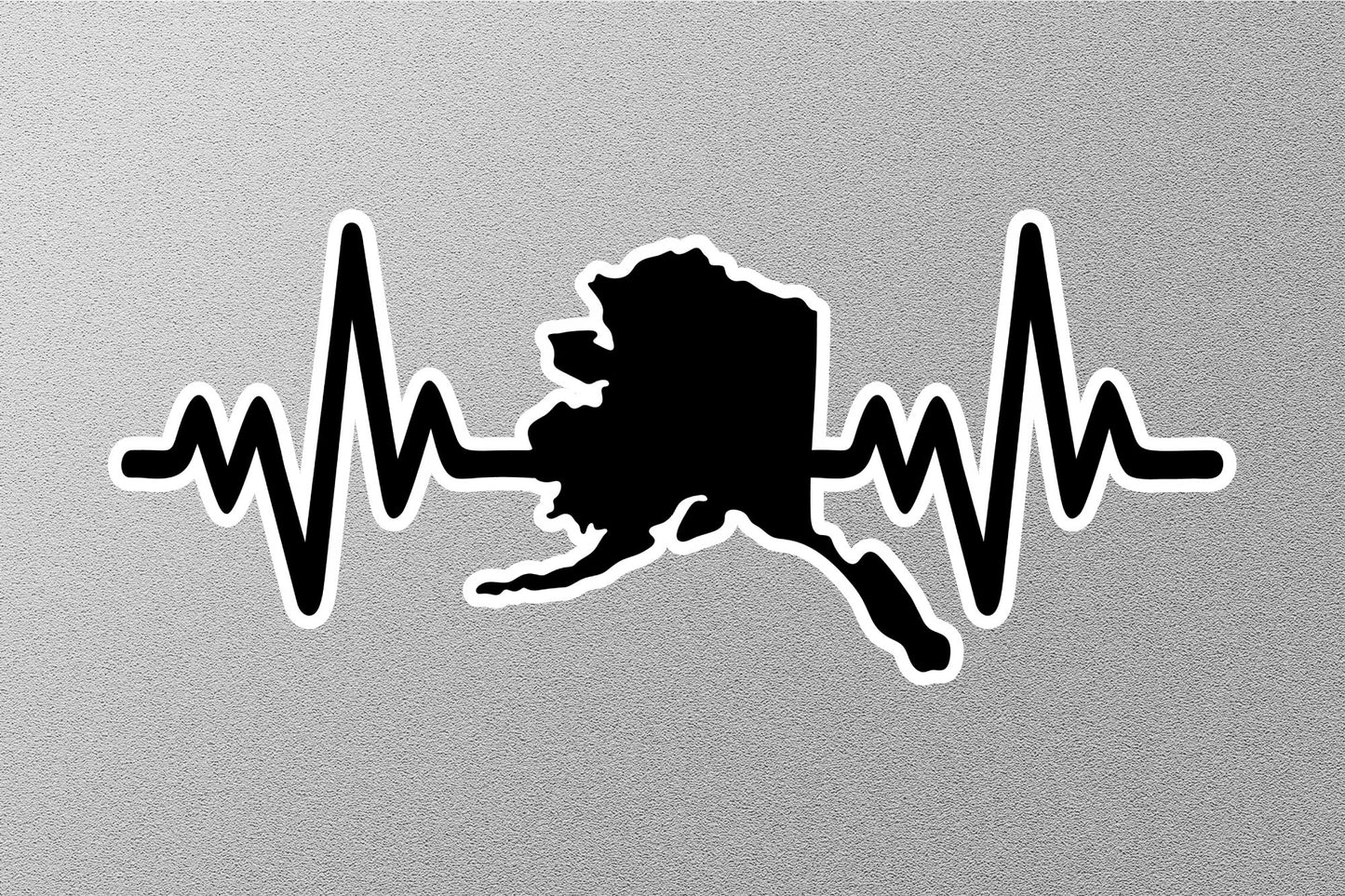 Alaska Heartbeat Sticker