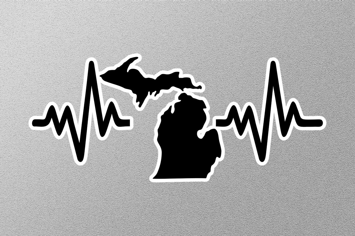 Michigan Heartbeat Sticker