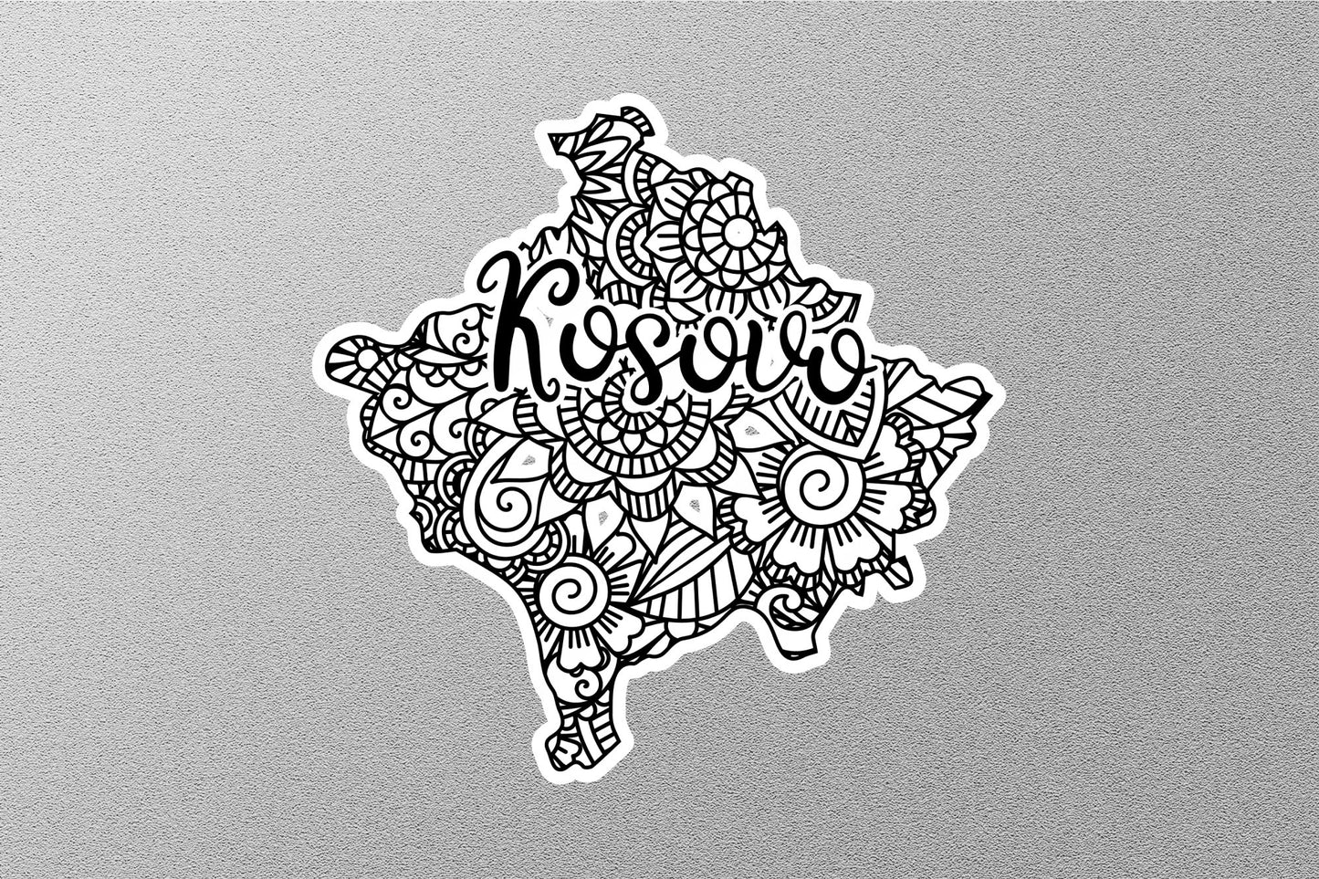 Wholesale Kosovo Travel Sticker