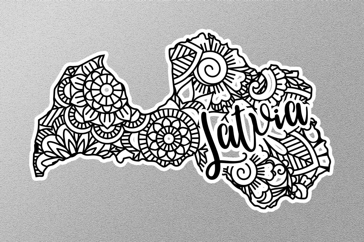 Wholesale Latvia Travel Sticker