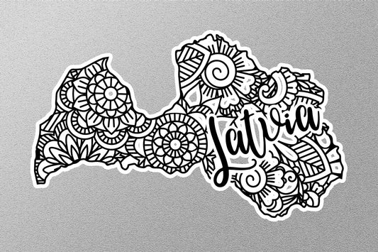 Wholesale Latvia Travel Sticker