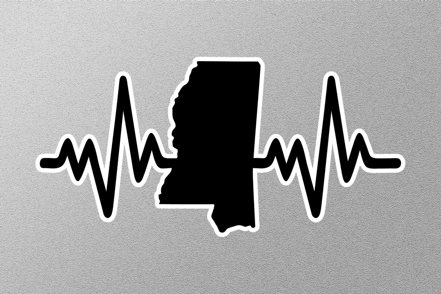 Mississippi Heartbeat Sticker