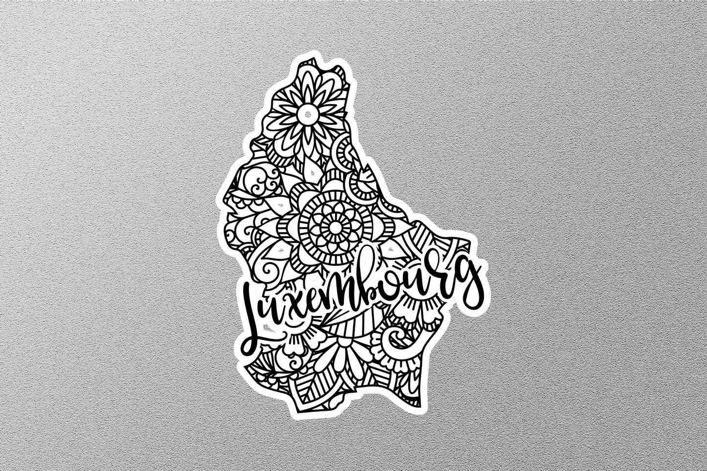 Wholesale Luxembourg Travel Sticker