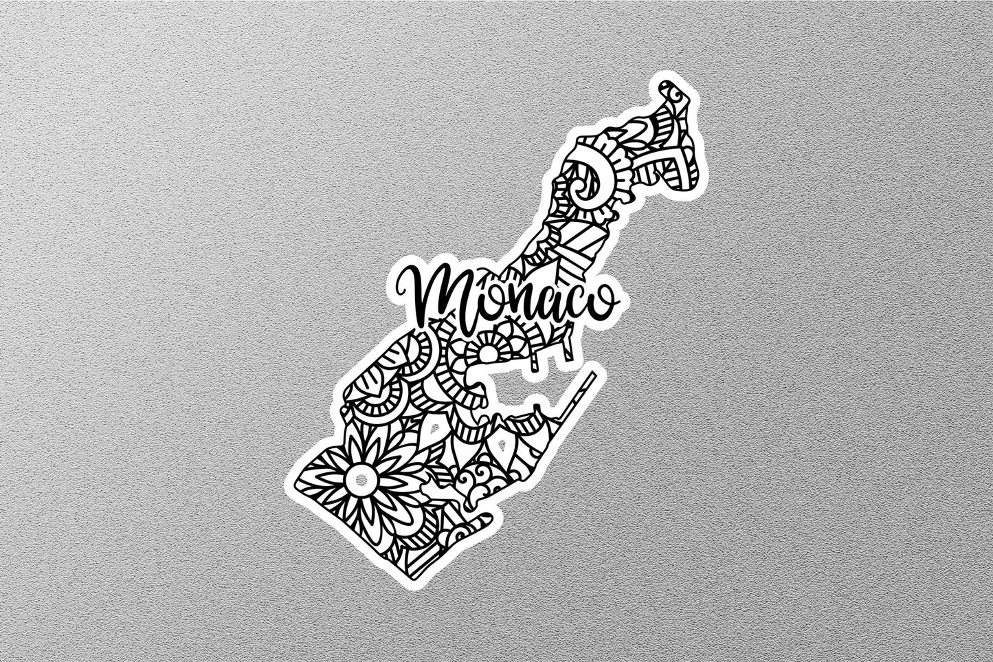 Wholesale Monaco Travel Sticker