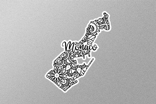 Wholesale Monaco Travel Sticker