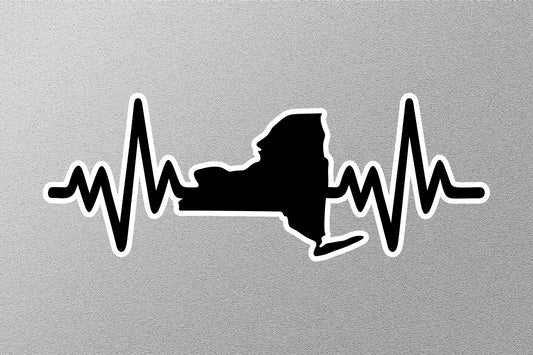 New York Heartbeat Sticker