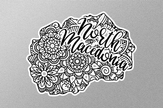 Wholesale North Macedonia Travel Sticker
