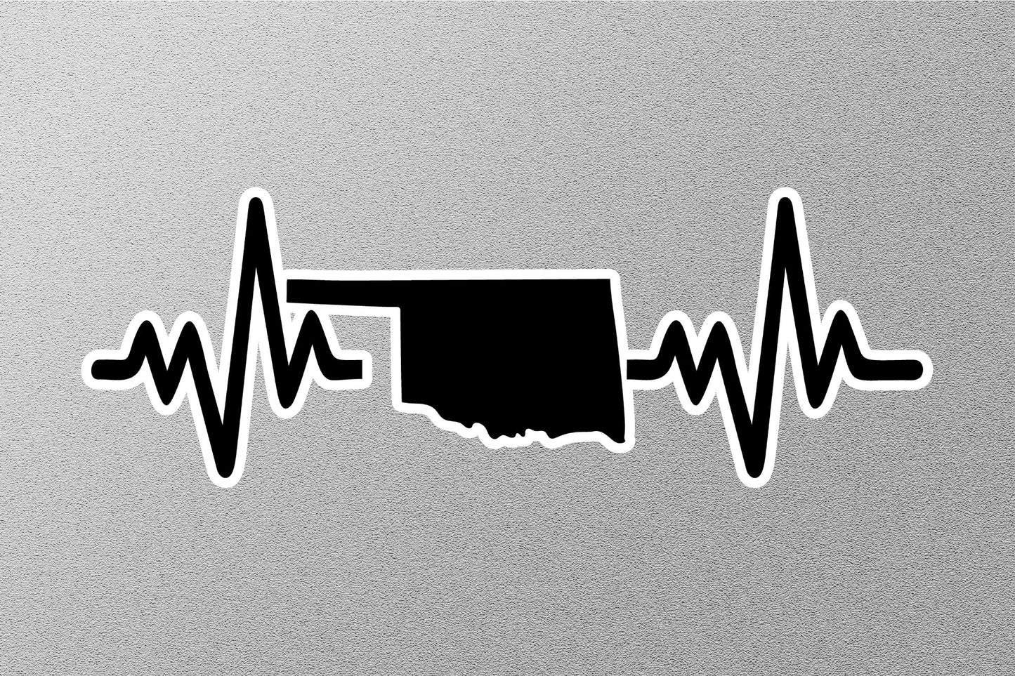 Oklahoma Heartbeat Sticker