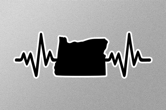 Oregon Heartbeat Sticker