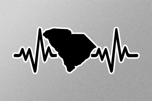 South Carolina Heartbeat Sticker