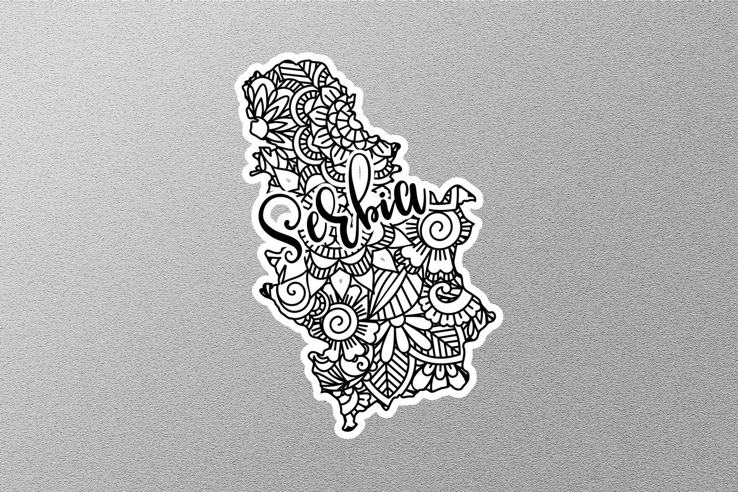 Wholesale Serbia Travel Sticker