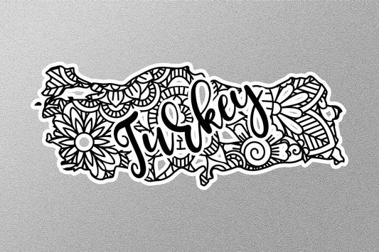 Wholesale Turkey Travel Sticker