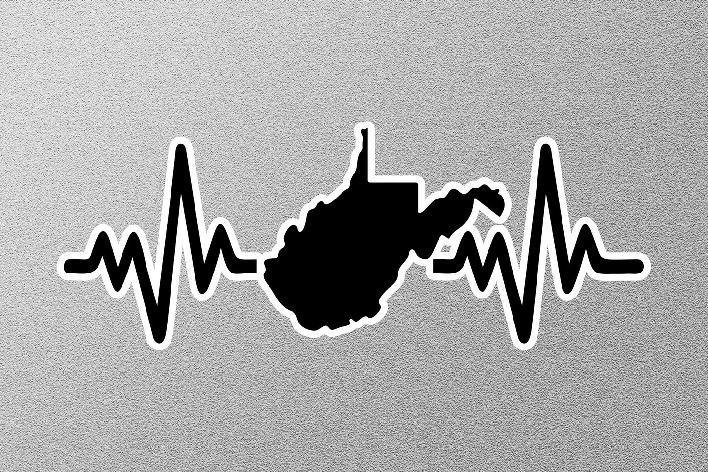 West Virginia Heartbeat Sticker