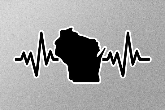 Wisconsin Heartbeat Sticker