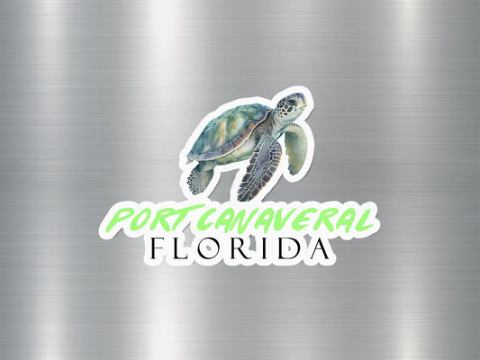 Port Canaveral Florida Turtle Sticker