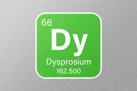 Dysprosium Periodic Element Sticker