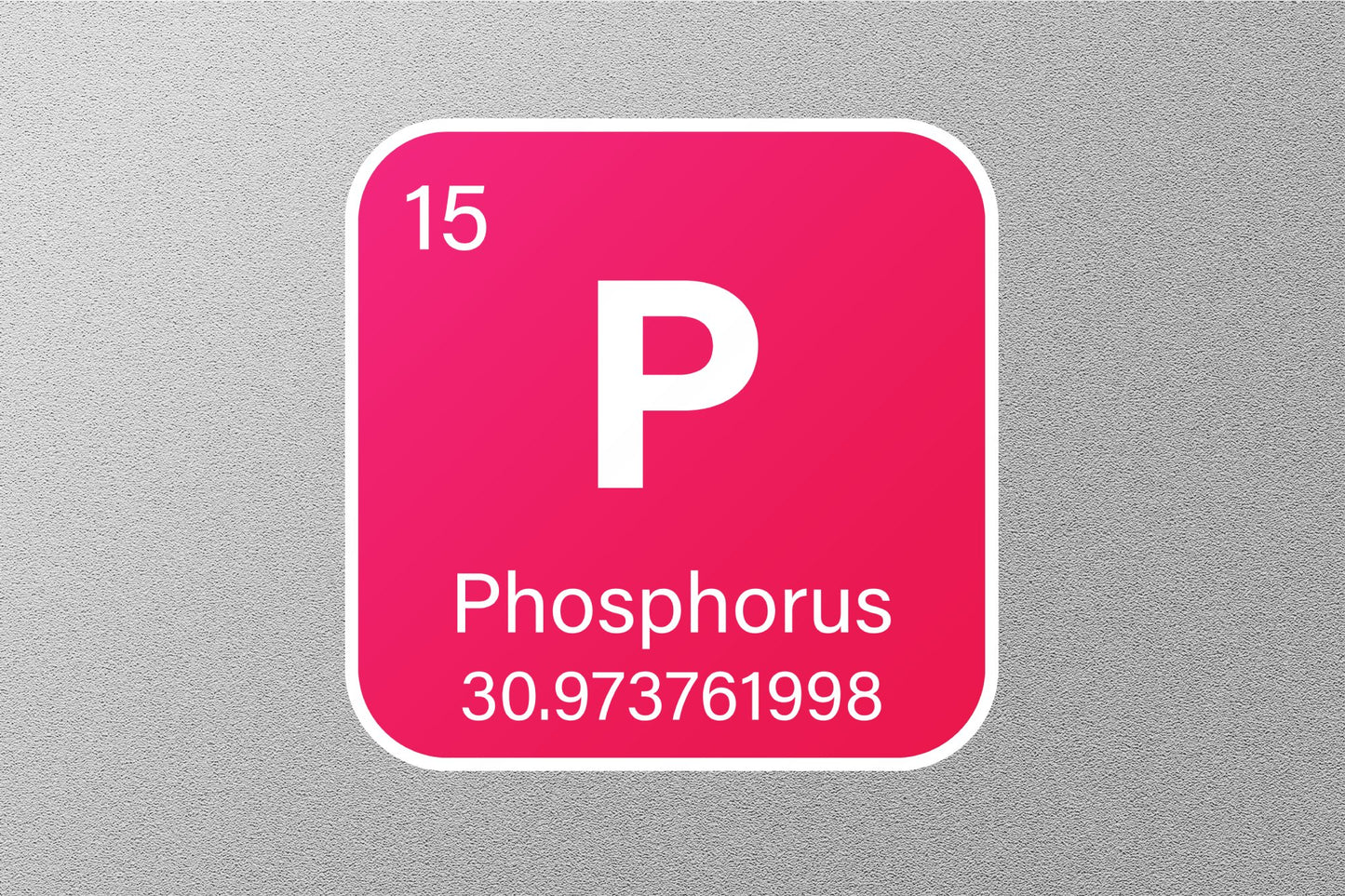 Phosphors Periodic Element Sticker