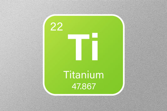 Titanium Periodic Element Sticker