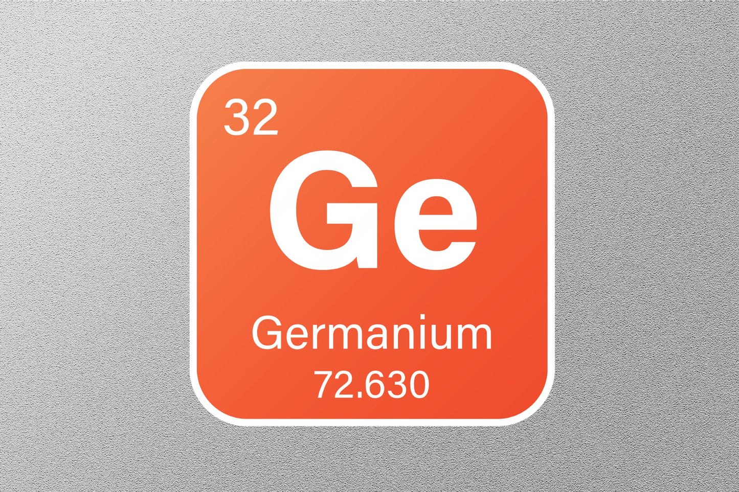Germanium Periodic Element Sticker