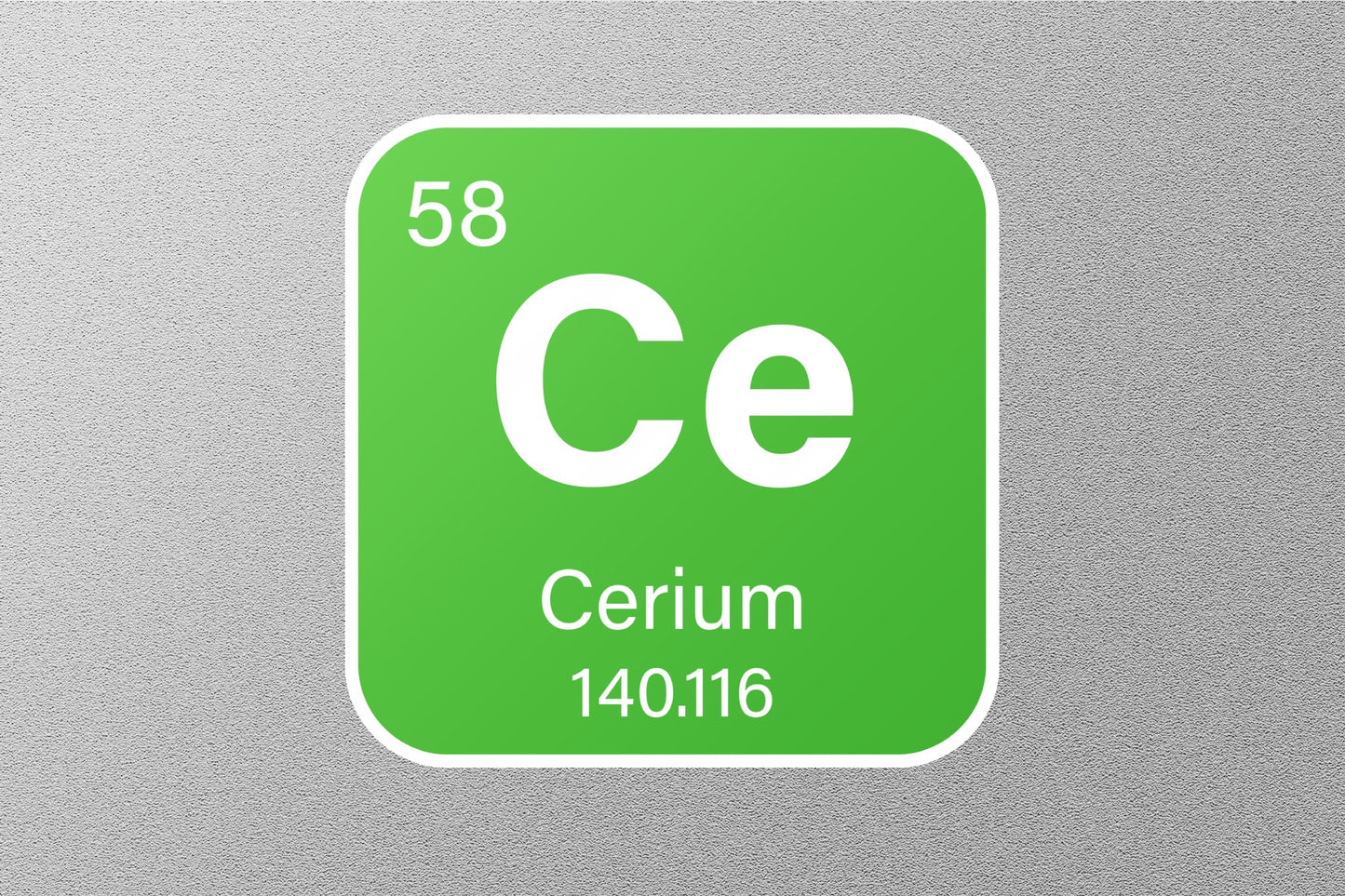Cerium Periodic Element Sticker