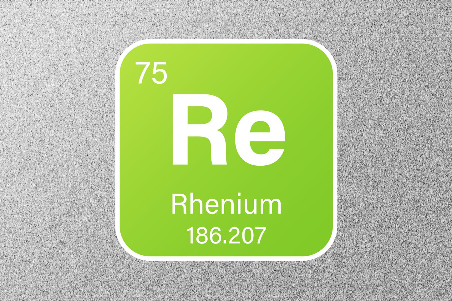 Rhenium Periodic Element Sticker