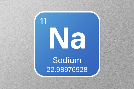 Sodium Periodic Element Sticker