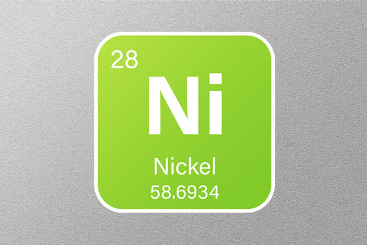 Nickel Periodic Element Sticker