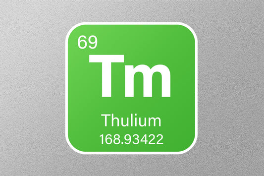 Thulium Periodic Element Sticker