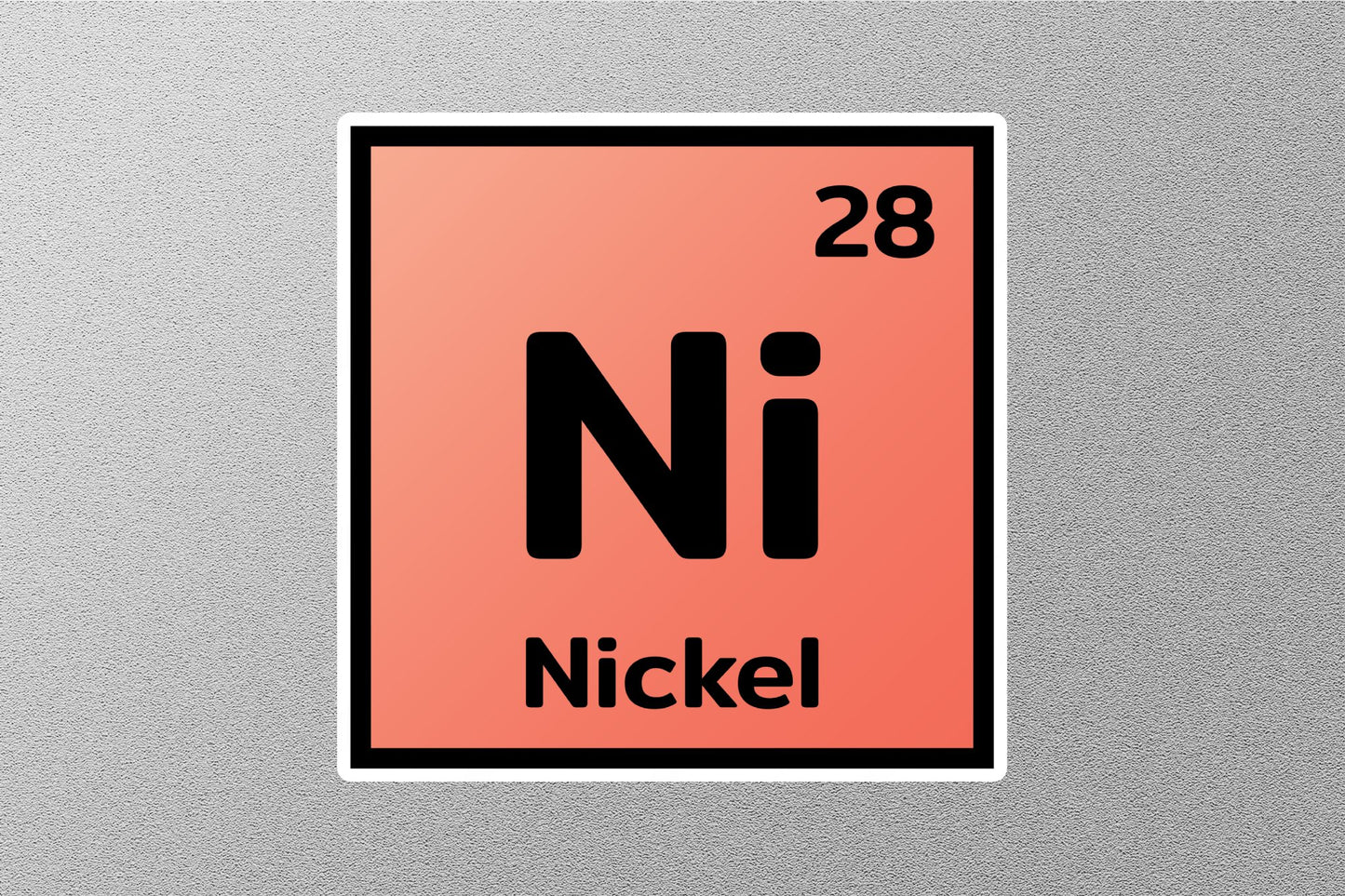 Nickel Periodic Element Sticker