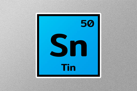 Tin Periodic Element Sticker