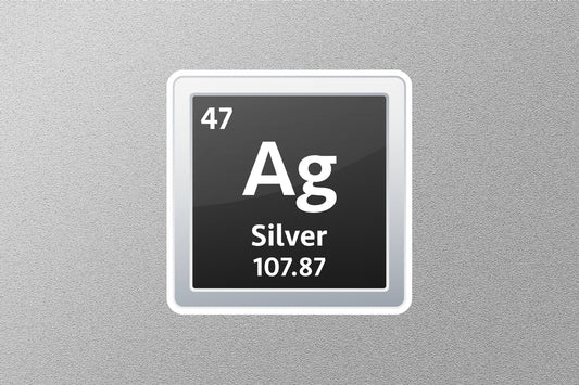 Silver Periodic Element Sticker